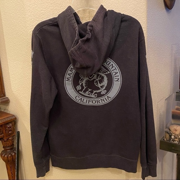 MAMMOTH Gray Hoodie Sweatshirt Size Small-Unisex - Picture 5 of 8